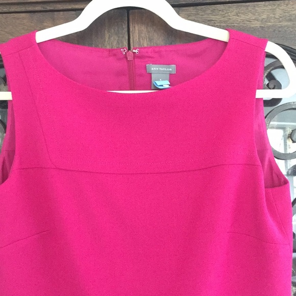 Ann Taylor fuschia sheath dress - Picture 2 of 5